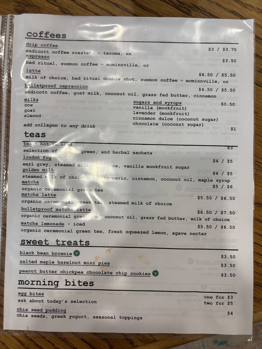 good food mac menu board