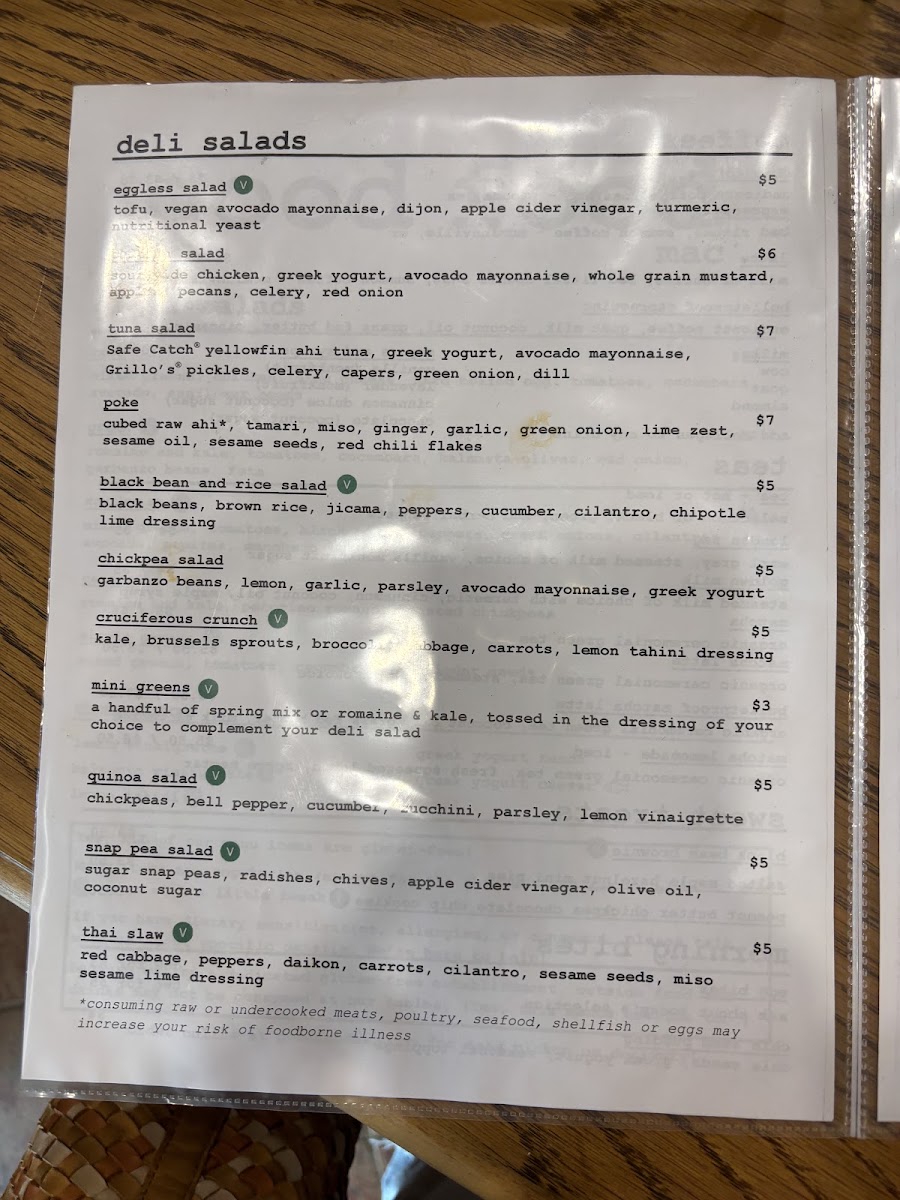good food mac menu board