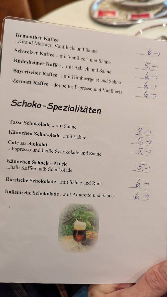 Max Lehner menu board