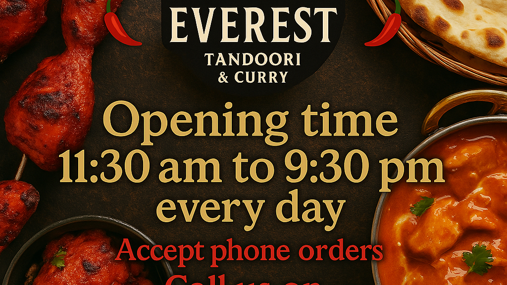 Everest Tandoori & Curry'Best Indian Food In Lathorp'