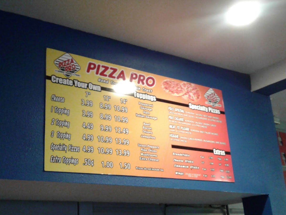 The Foxxhole House menu board