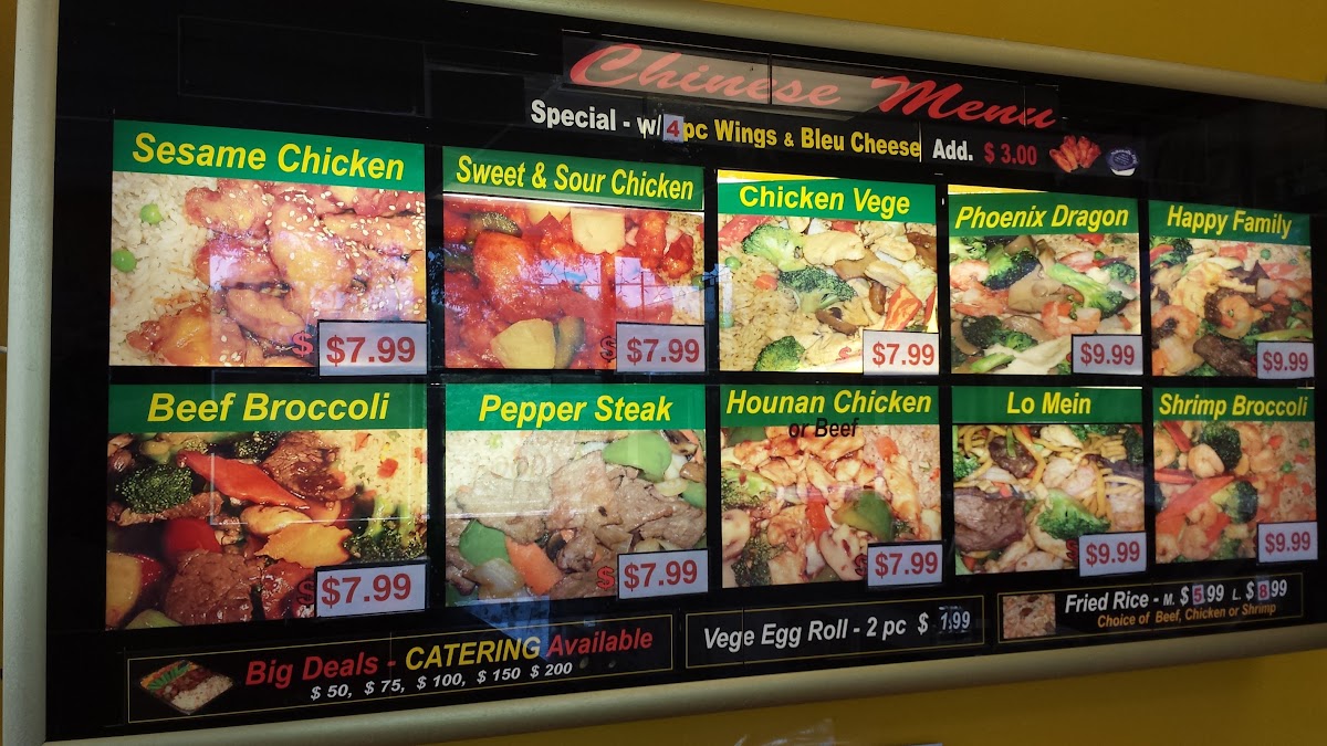 Lunch Box menu board