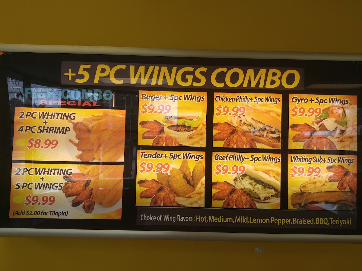 Lunch Box menu board