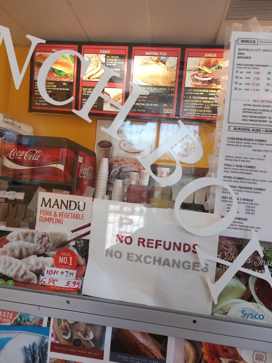 Lunch Box menu board
