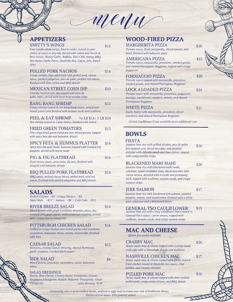 Lock 4 menu board