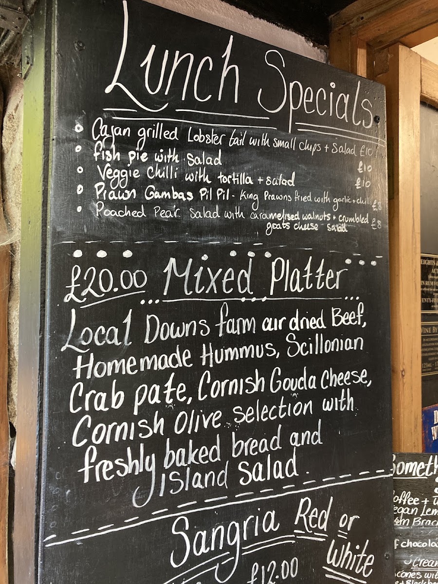 Little Arthur Café menu board