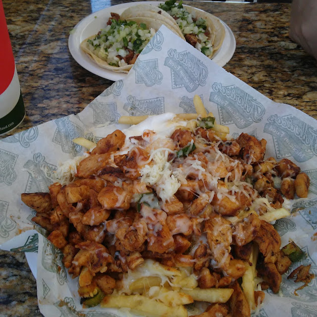 Pollo Asada Fries with Jalapenos