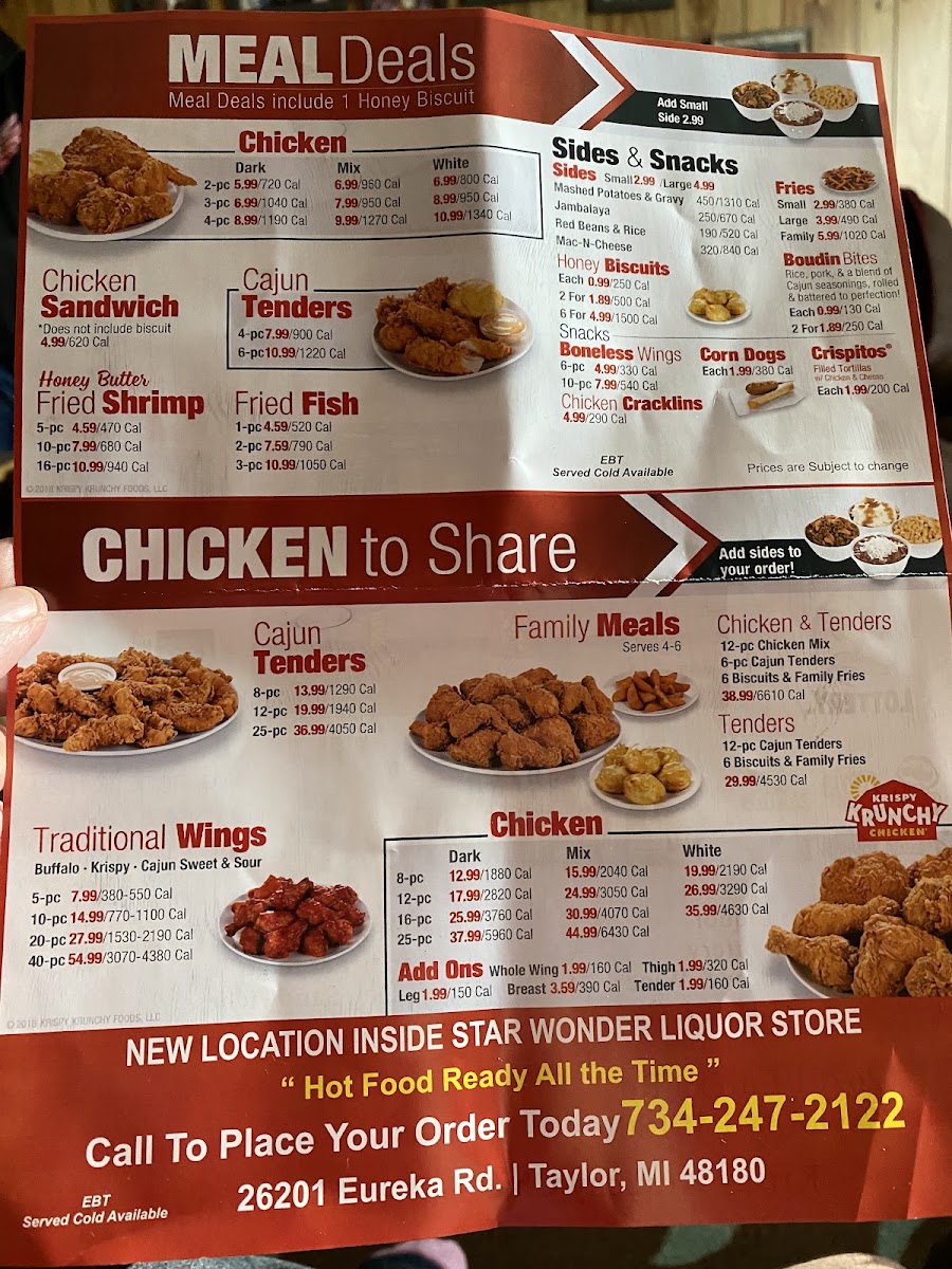Krispy stop chicken