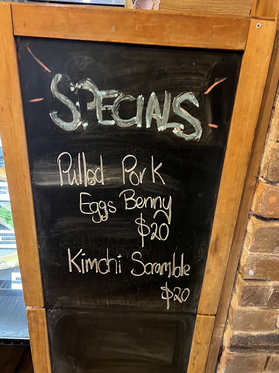 The Roxburgh menu board