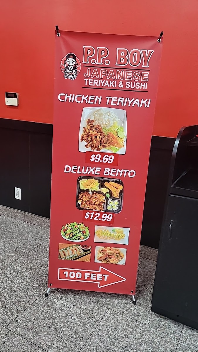 Pp Boy Japan menu board