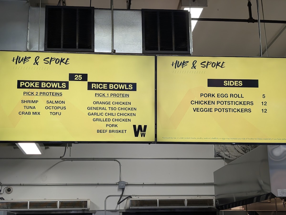 Boreal Eatery menu board
