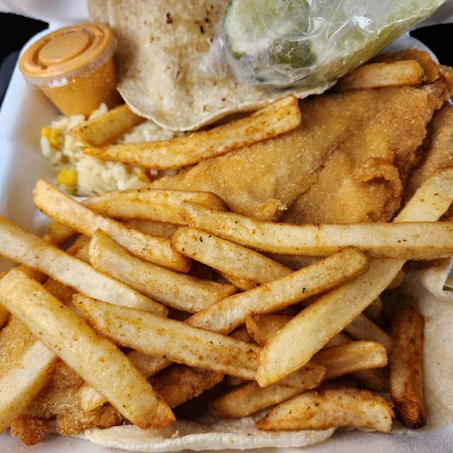 Fried Fish Fillet Plate