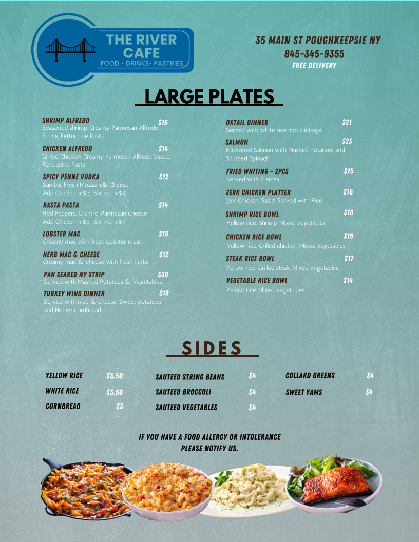 The River Cafe menu board