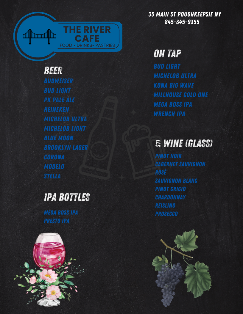The River Cafe menu board