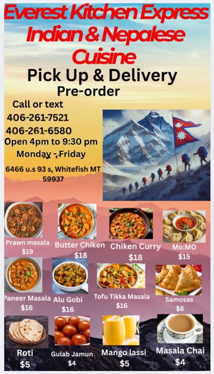 Everest Kitchen Express Indian & Nepalese Cuisine