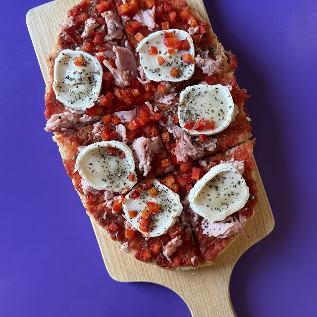 Red Peppers and Goat Cheese