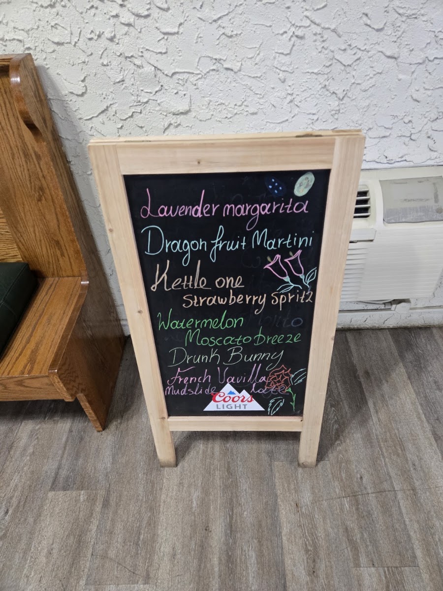 Kresgeville Eatery & Bar menu board