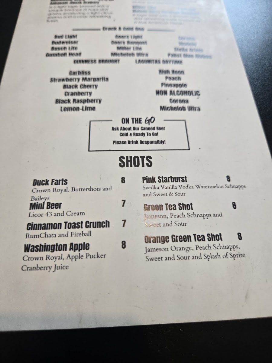 4KORNERS menu board