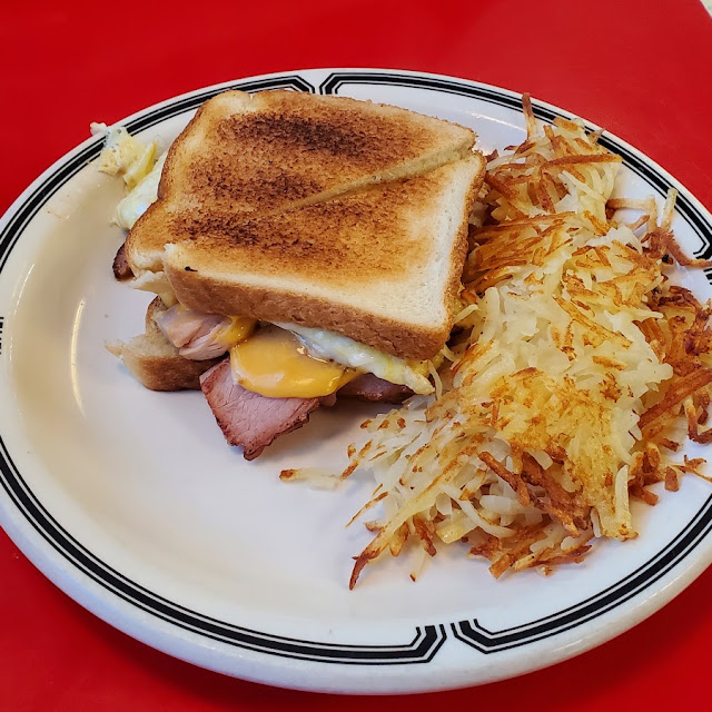 Ham Egg and Cheese Sandwich