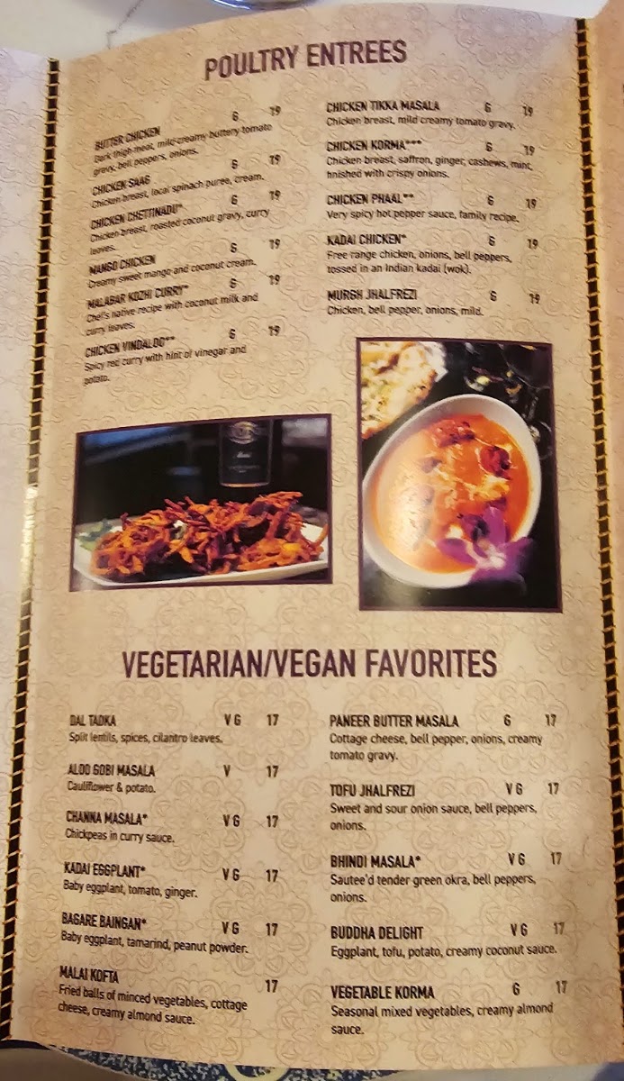 Indian Breeze Cape Coral - Indian Restaurant menu board