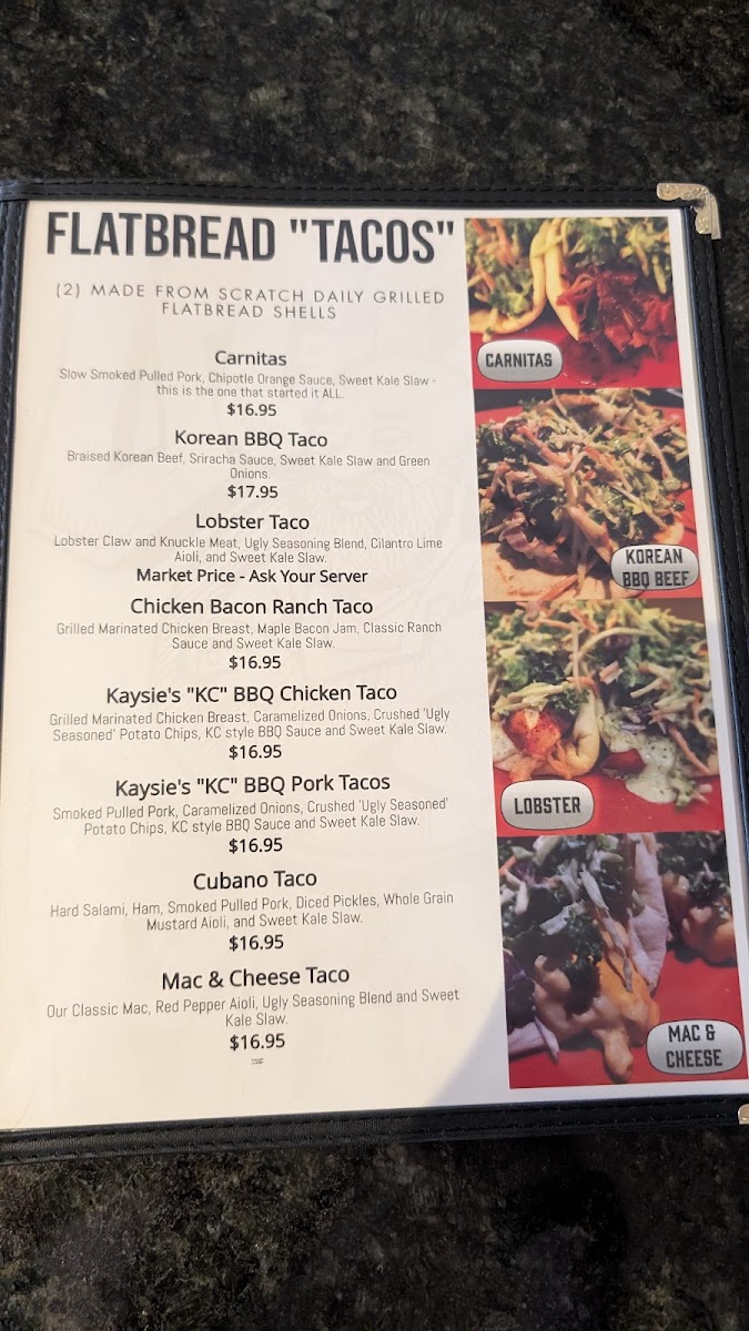 Spring Creek Grille by Ugly Graffiti menu board