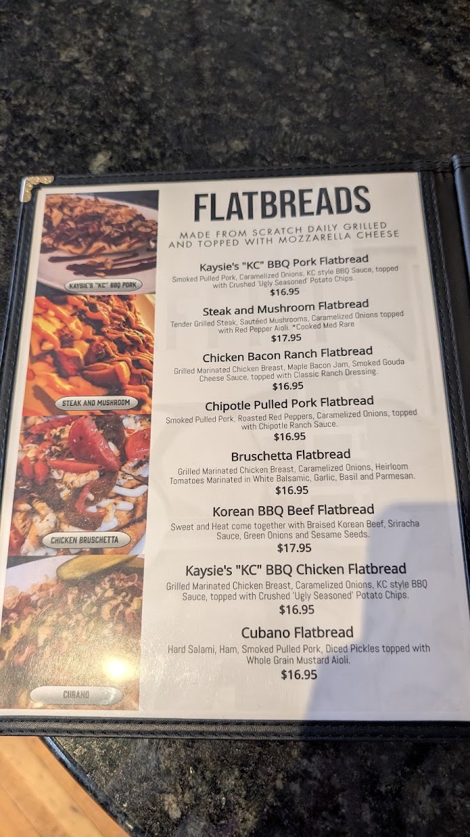 Spring Creek Grille by Ugly Graffiti menu board