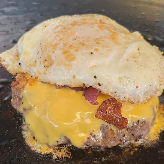 Breakfast Torta with Ham and Egg