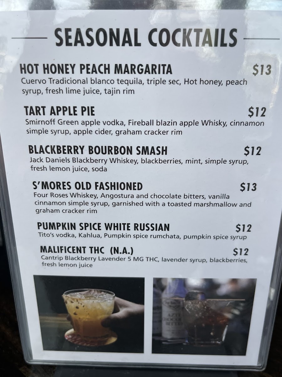 Neighbors Murfreesboro menu board