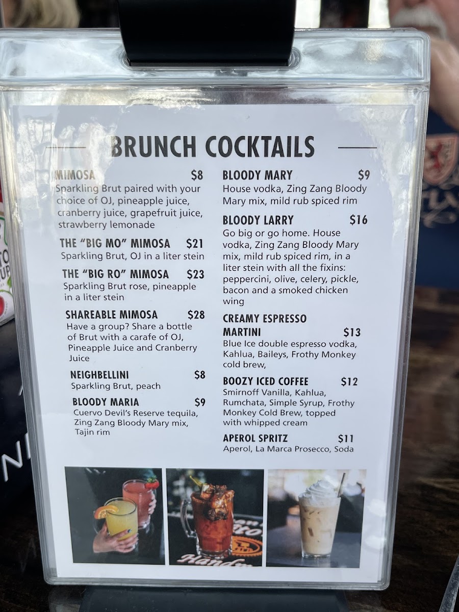 Neighbors Murfreesboro menu board