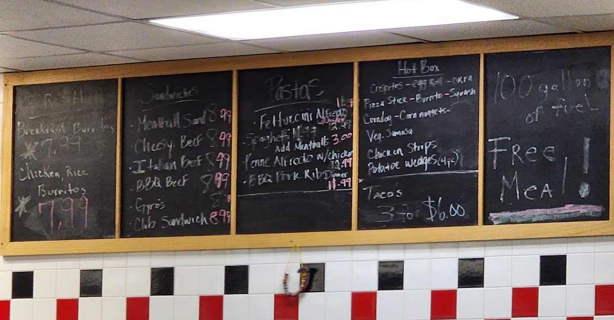 India Restaurant menu board