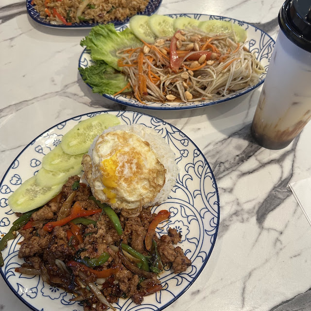Fried Rice Papaya Salad