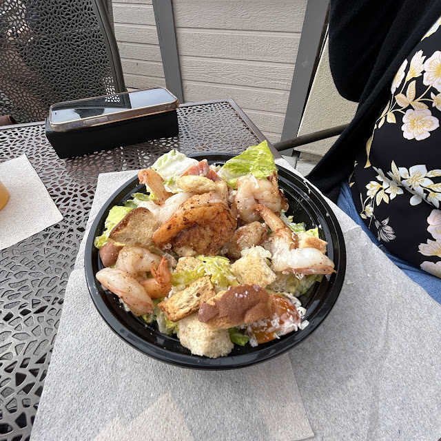 Caesar Salad with Grilled Shrimp
