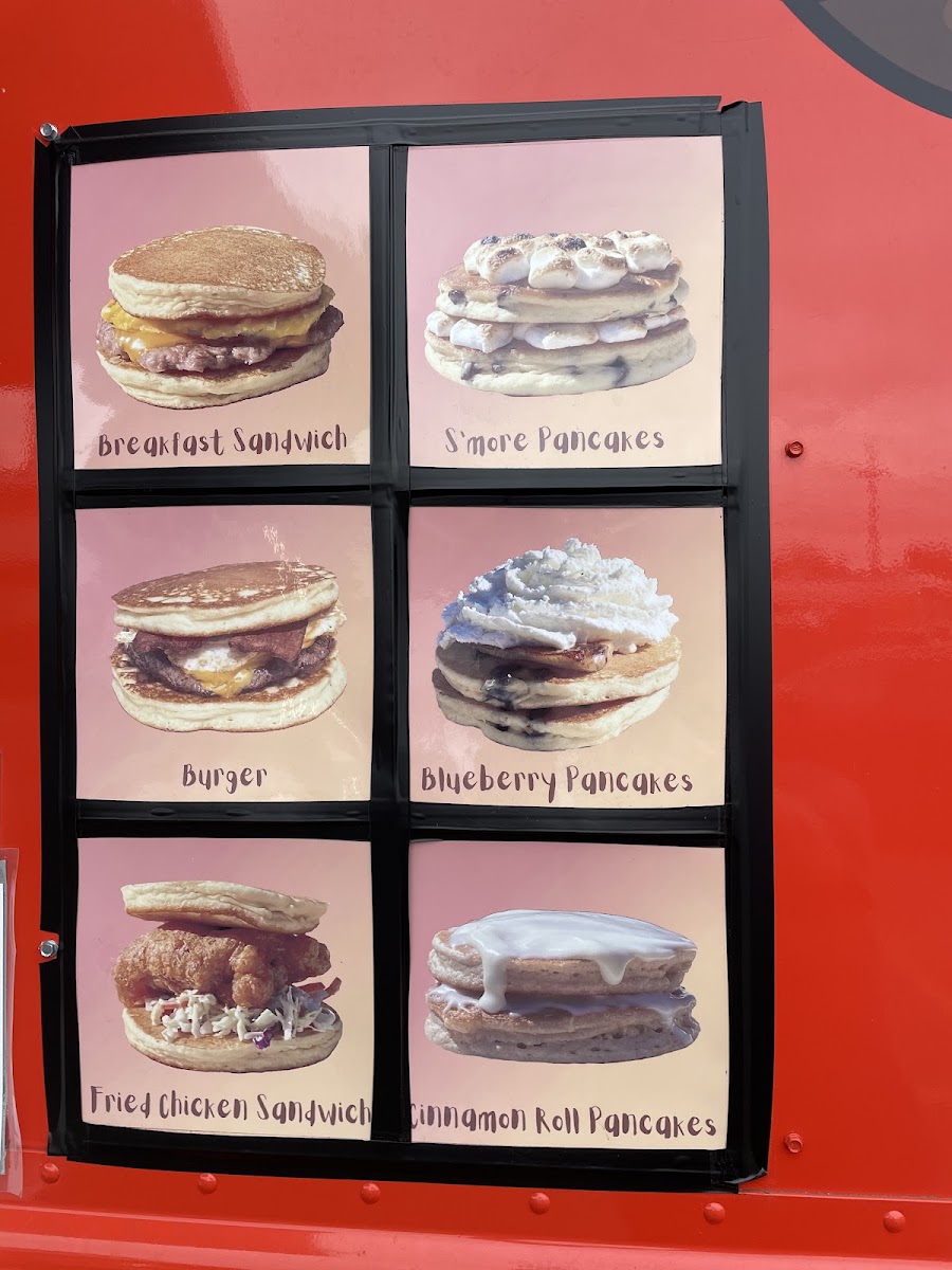 Griddly Bear menu board