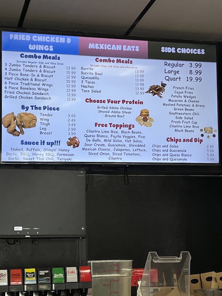 Whadda-Ya-Want Eclectic Kitchen menu board