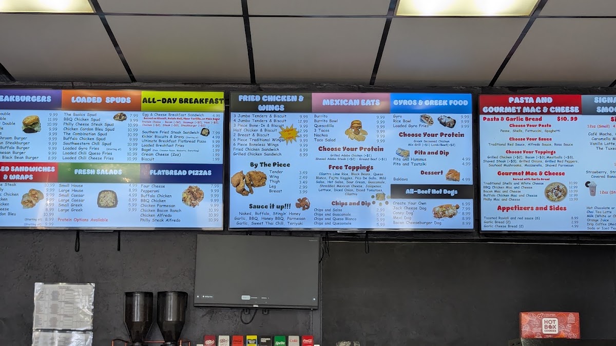 Whadda-Ya-Want Eclectic Kitchen menu board