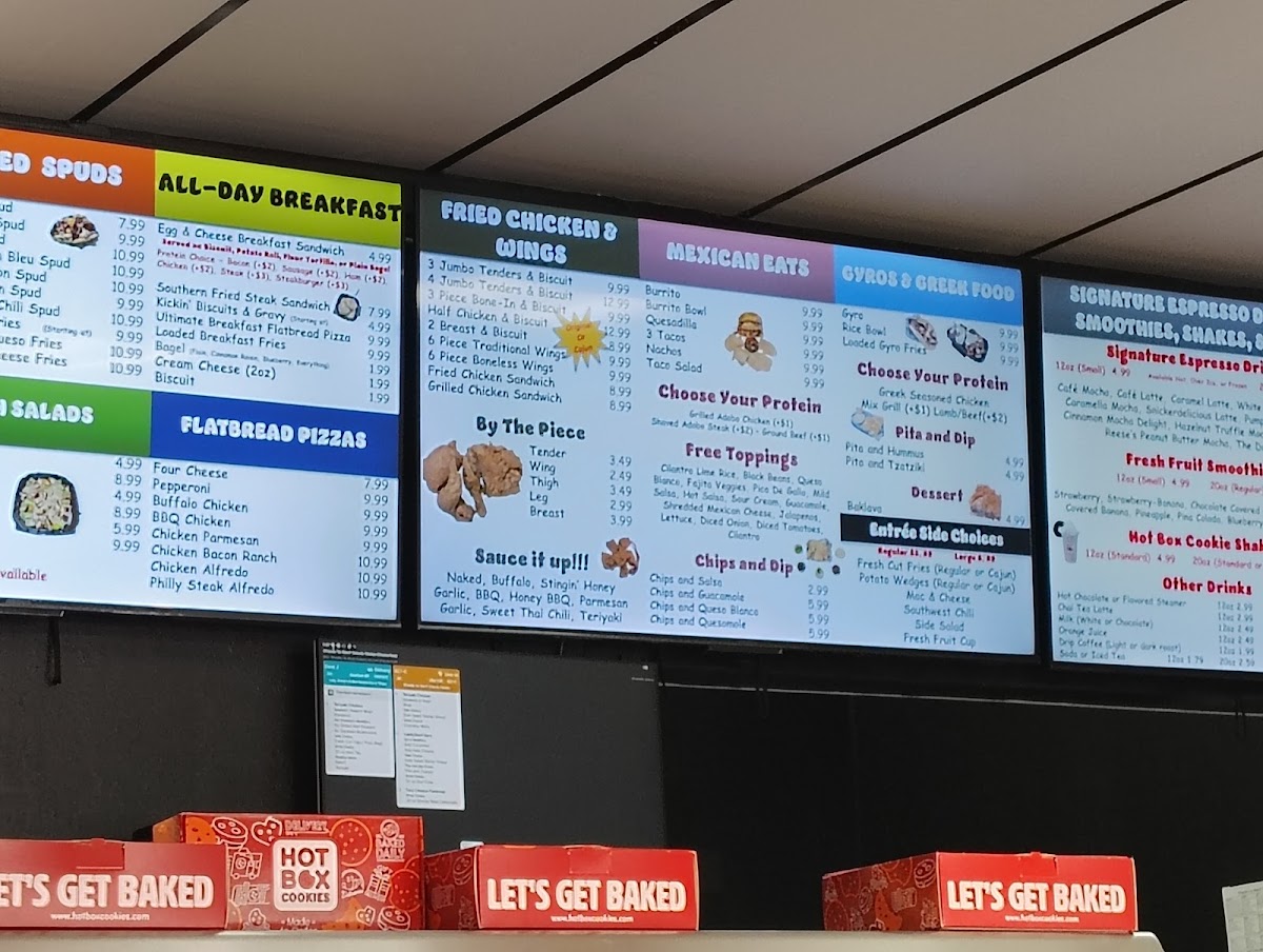 Whadda-Ya-Want Eclectic Kitchen menu board