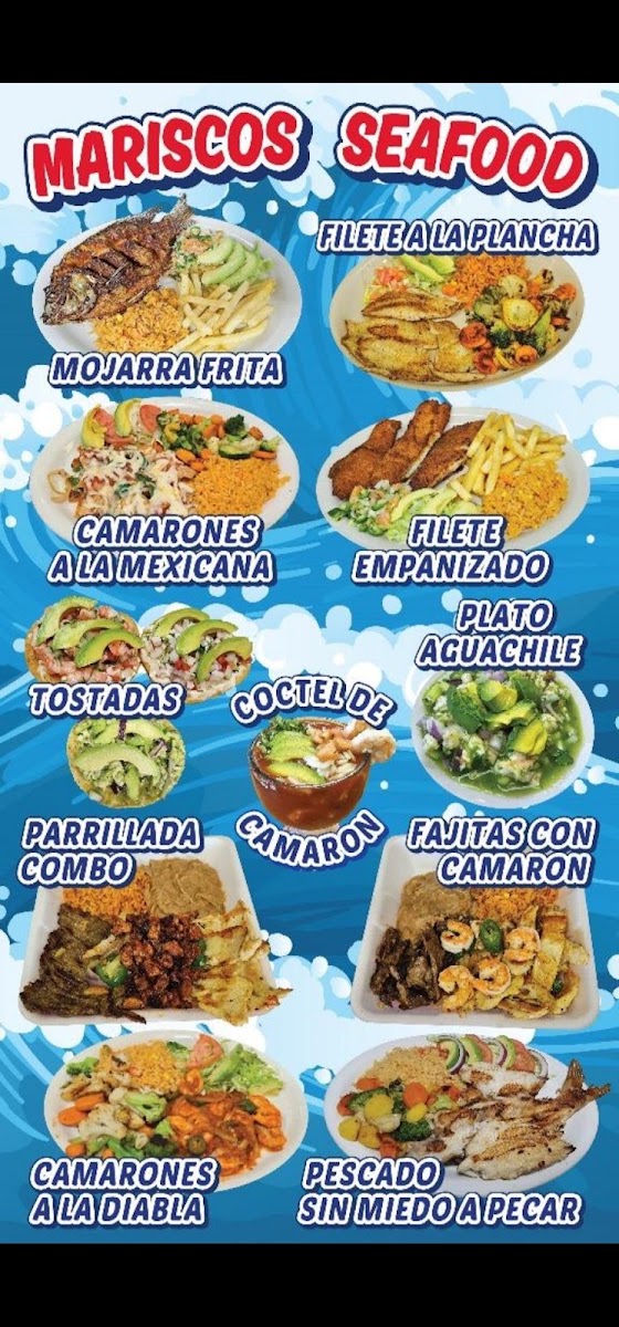 ANTOJITOS SIN MIEDO A PECAR menu board