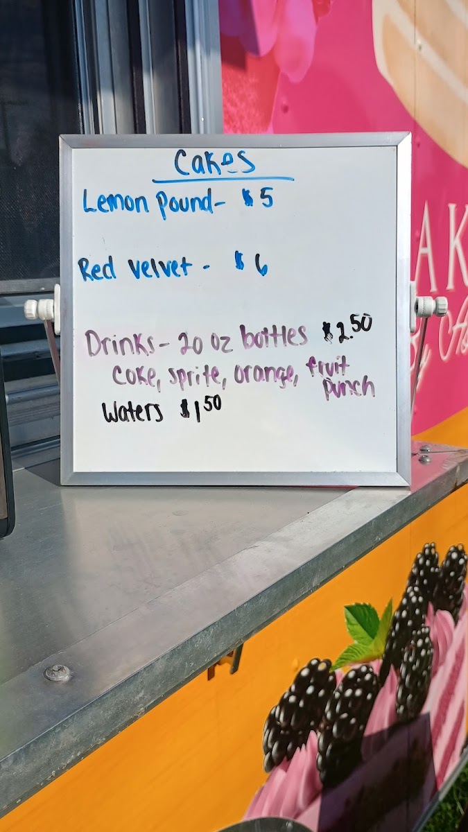 Whigham Family Kitchen menu board