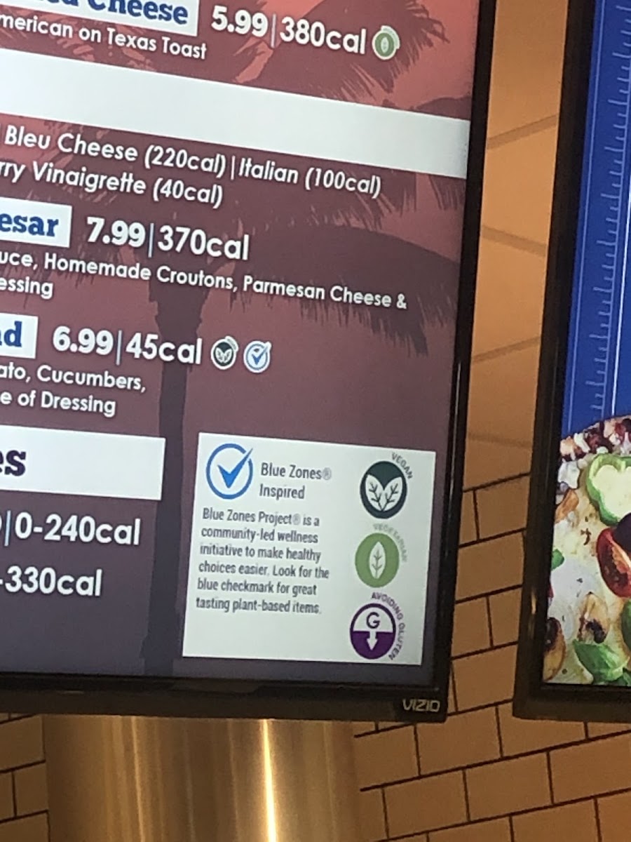 The Boardwalk menu board