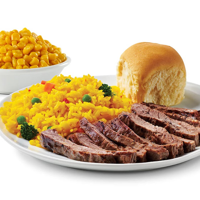 Steak Platter - Rice & Beans