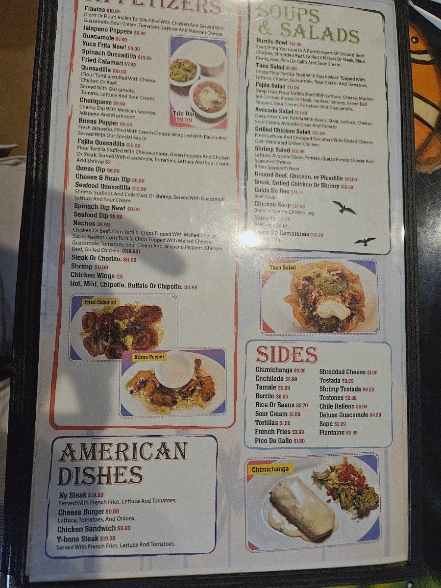 San Diego Mexican Restaurant & Taqueria menu board