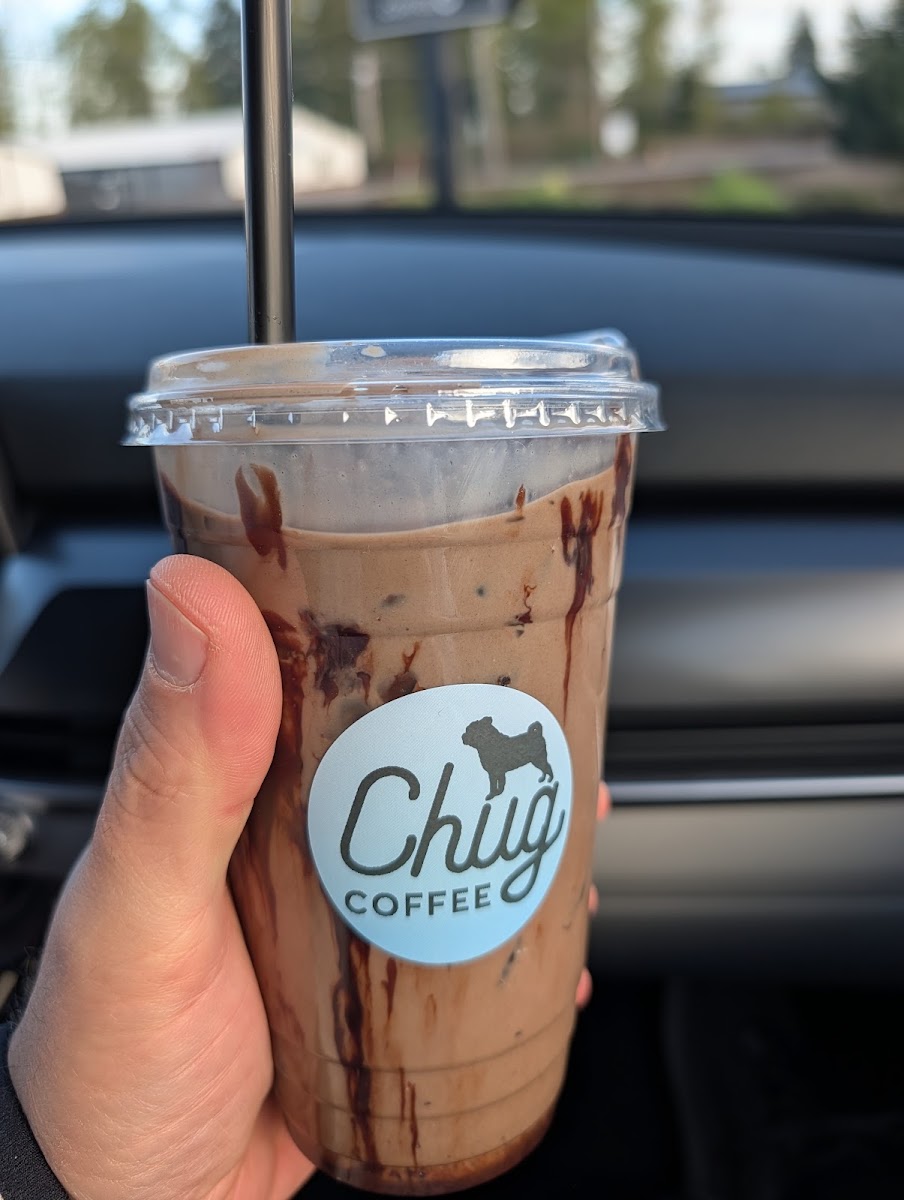 Chug coffee