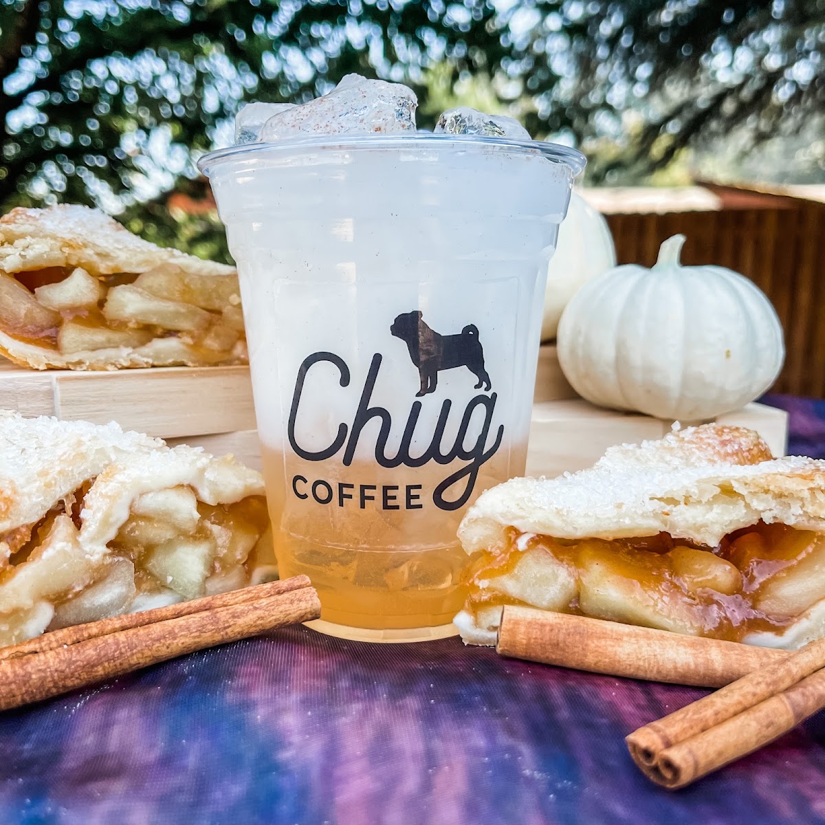Chug coffee