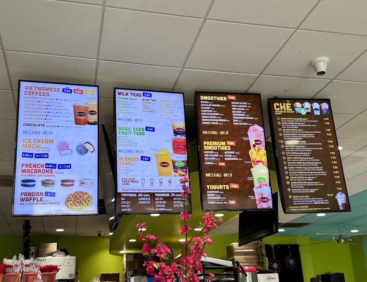 Nho Kitchen #2 menu board