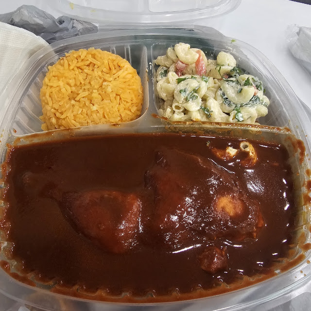 Chicken with Rice and Salad