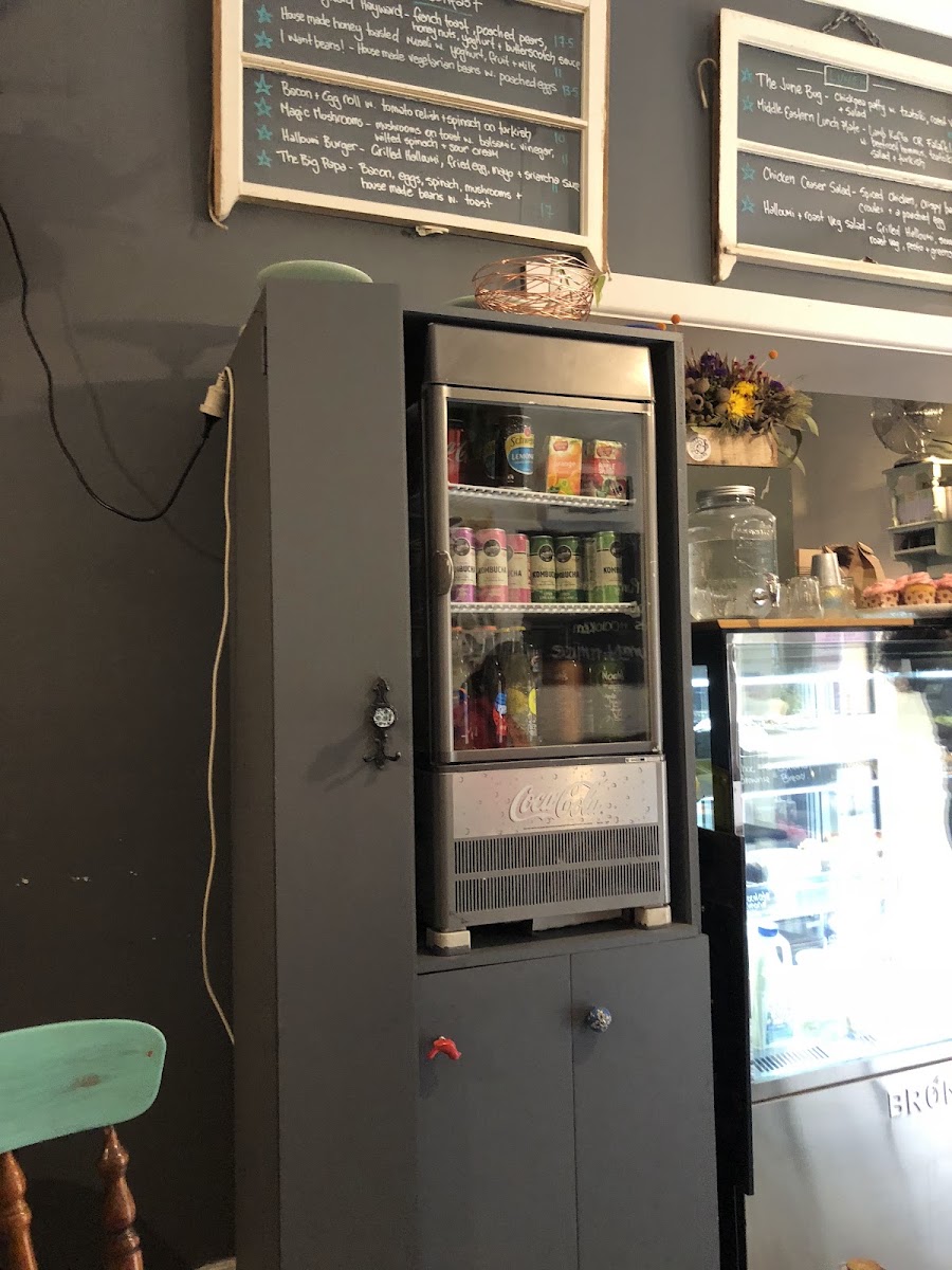 The Parking Lot Cafe menu board