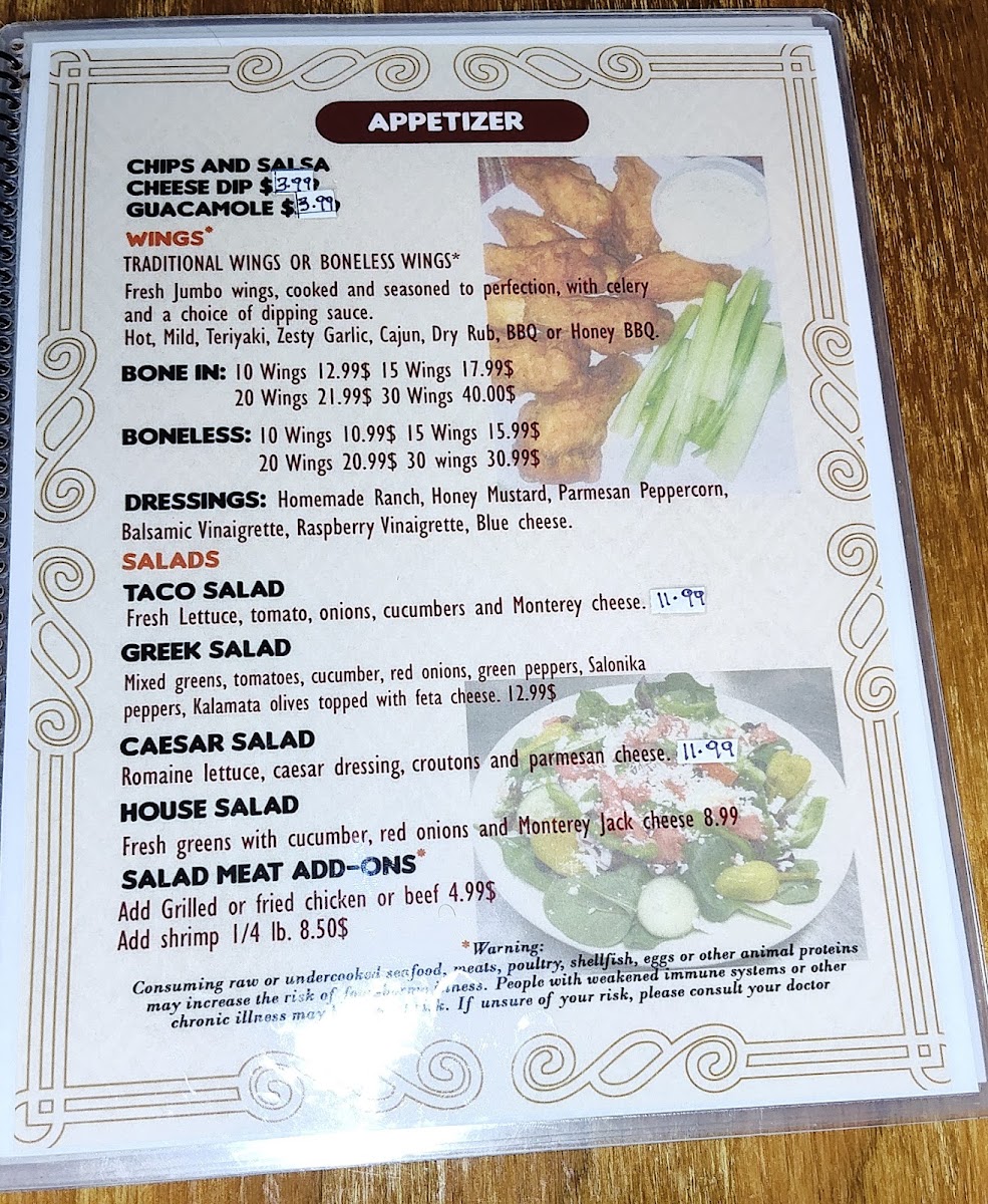 LOWCOUNTRY FIESTA GRILL menu board