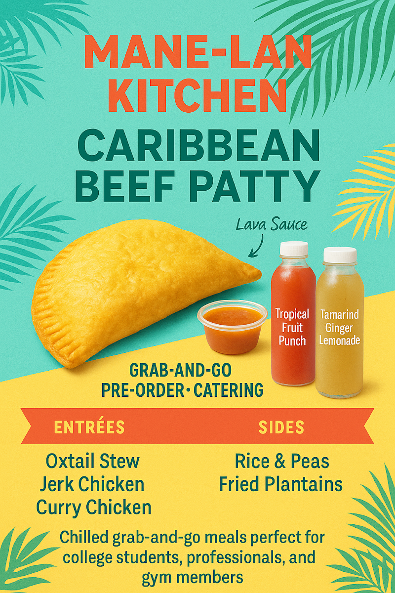 Mane-lan Kitchen menu board