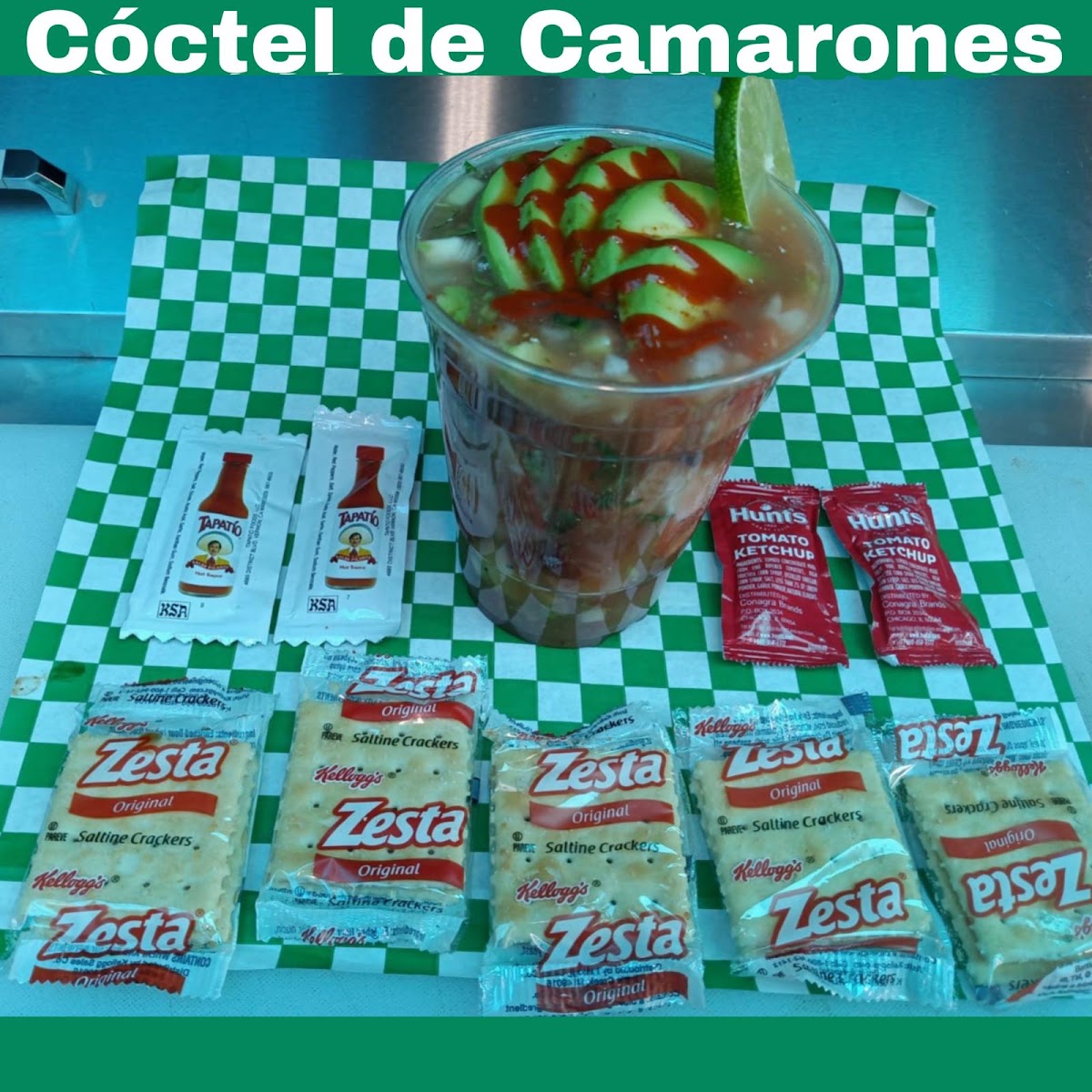Tacos Y Mariscos El Patron #2 menu board