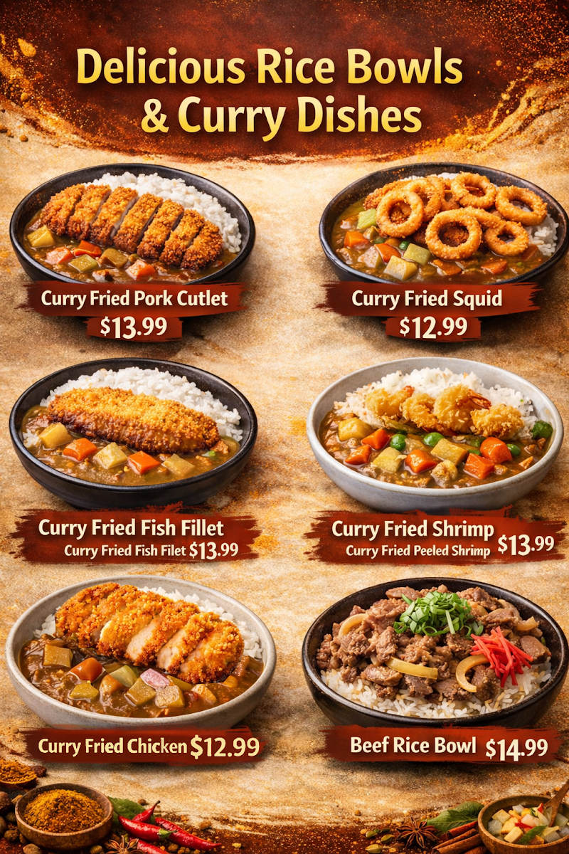 Shabu Spot menu board